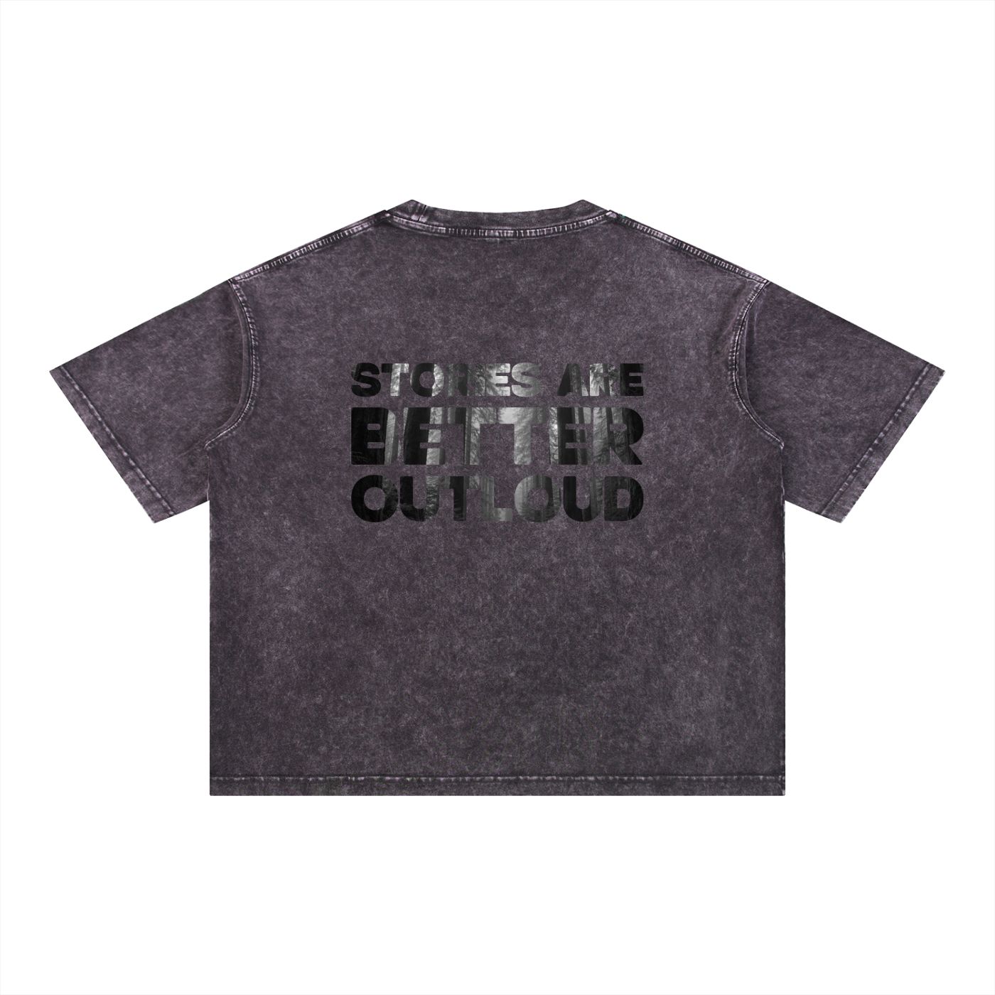 Mineral Wash Boxy Cotton T-Shirt