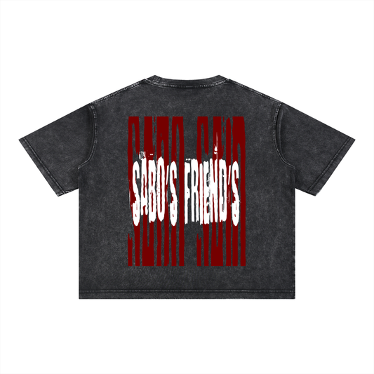 Mineral Wash Boxy Cotton T-Shirt