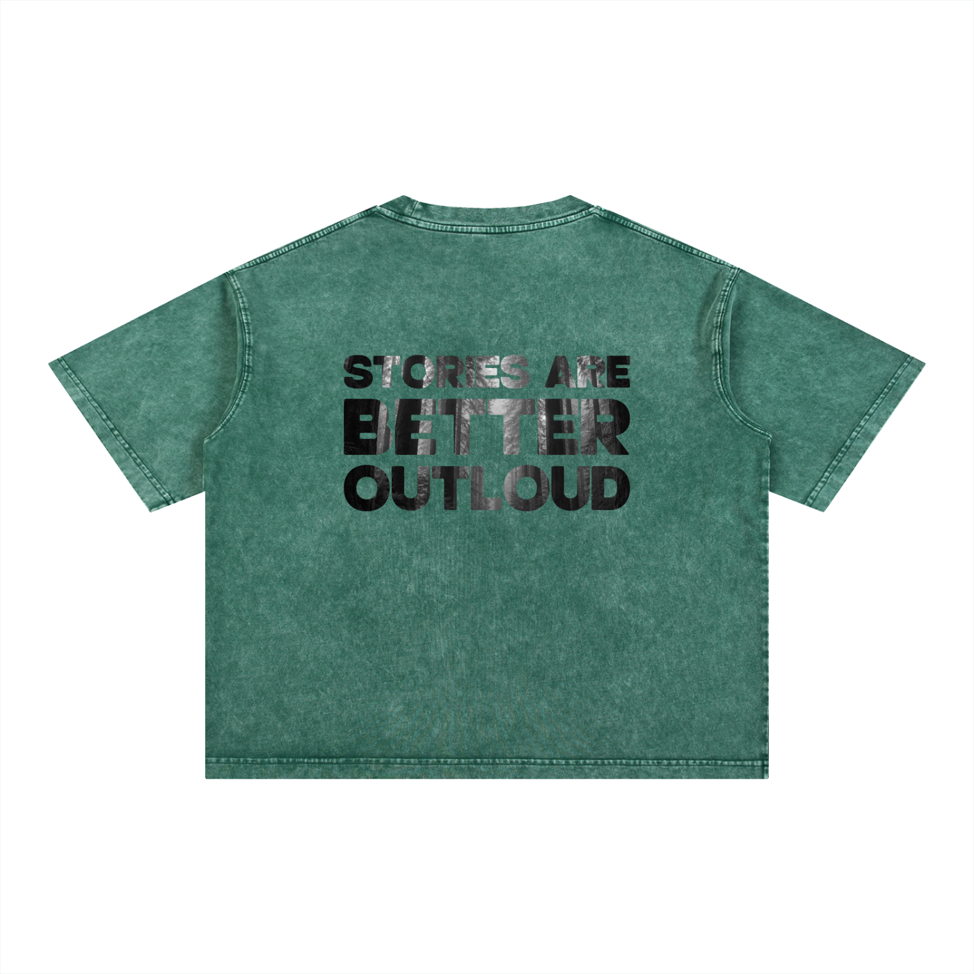 Mineral Wash Boxy Cotton T-Shirt