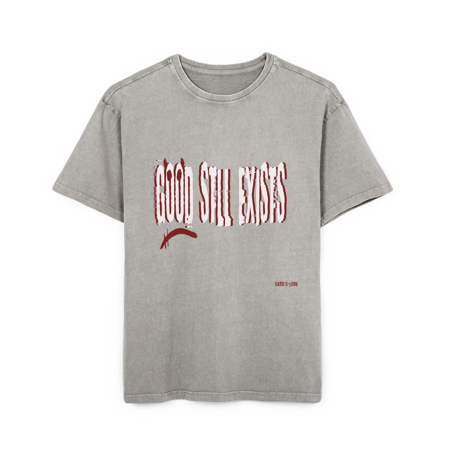 Good Still Exists (Sabo Said So) Acid Washed Oversized Tee