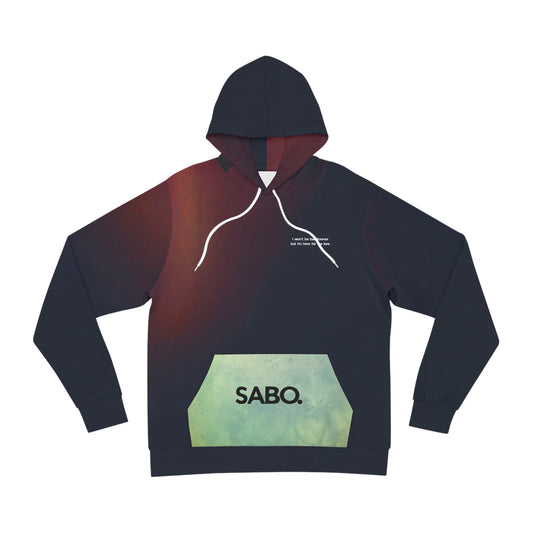 Lore Silhouette Hoodie — Artistic Nightscape with 'SABO.' Moon Color Pocket
