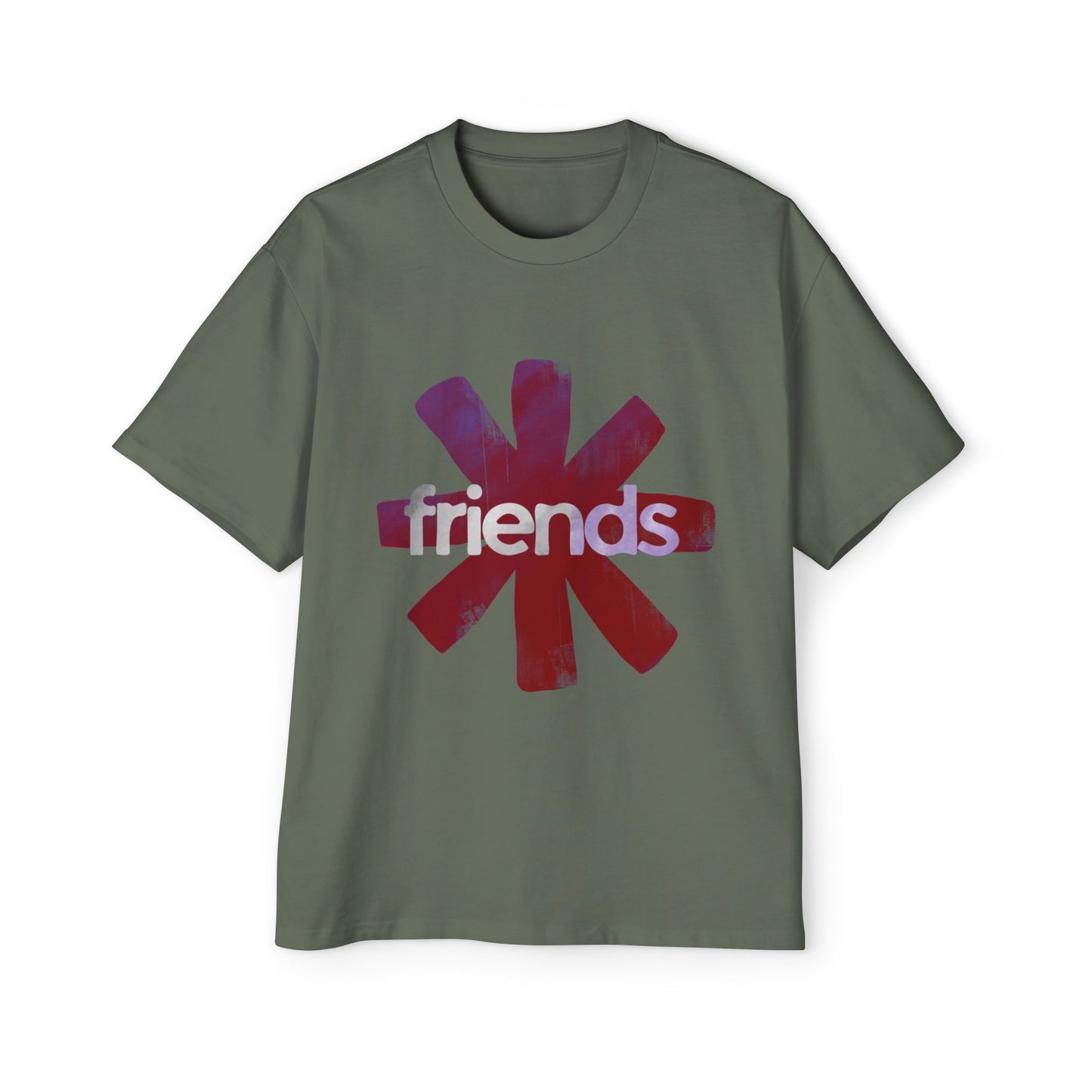 Friends Band Logo Tee — 'I won’t be bad forever but I’m here for the lore' Oversized Men’s Shirt