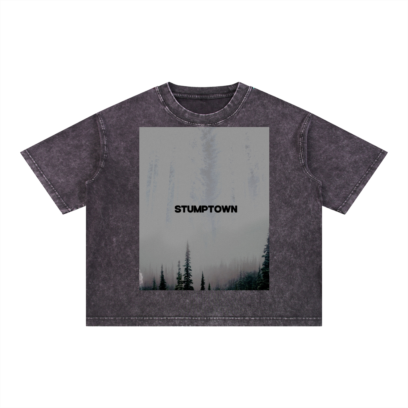 Mineral Wash Boxy Cotton T-Shirt