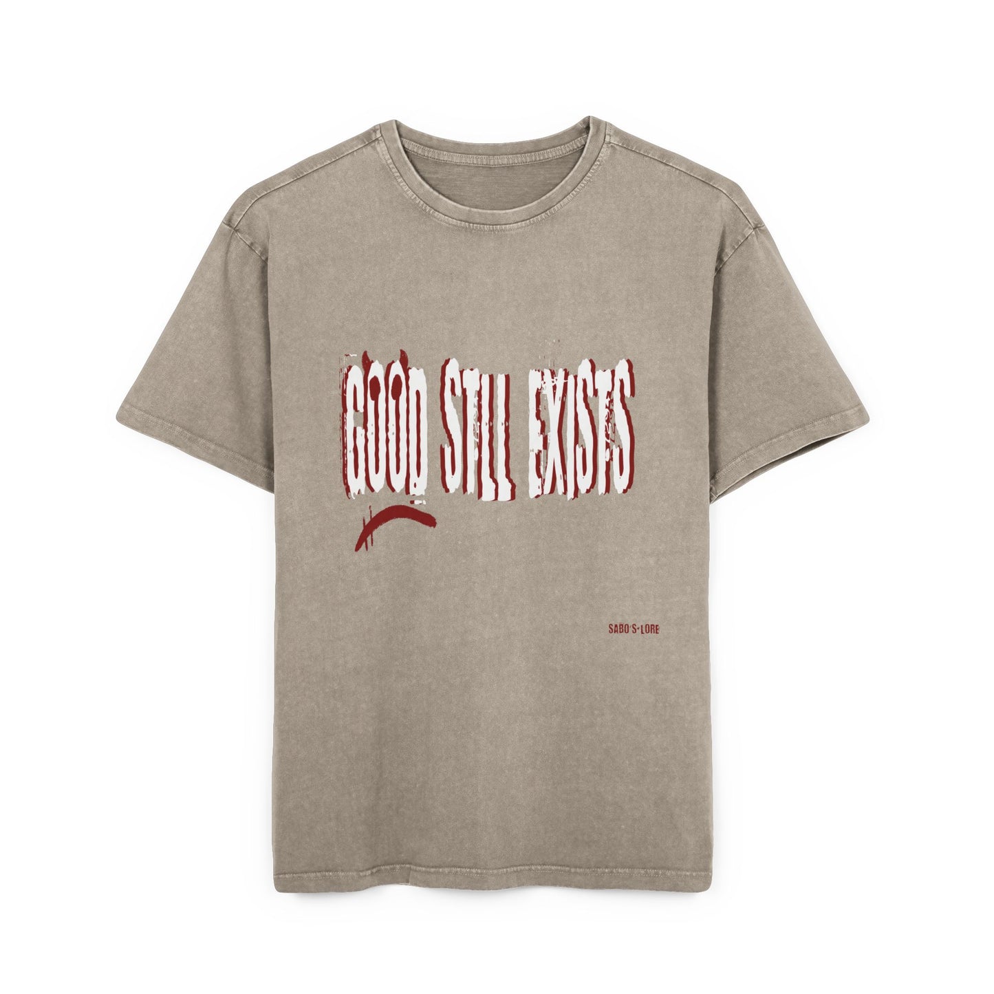 Good Still Exists (Sabo Said So) Acid Washed Oversized Tee