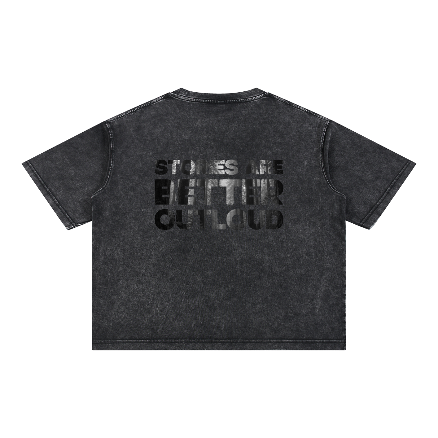 Mineral Wash Boxy Cotton T-Shirt