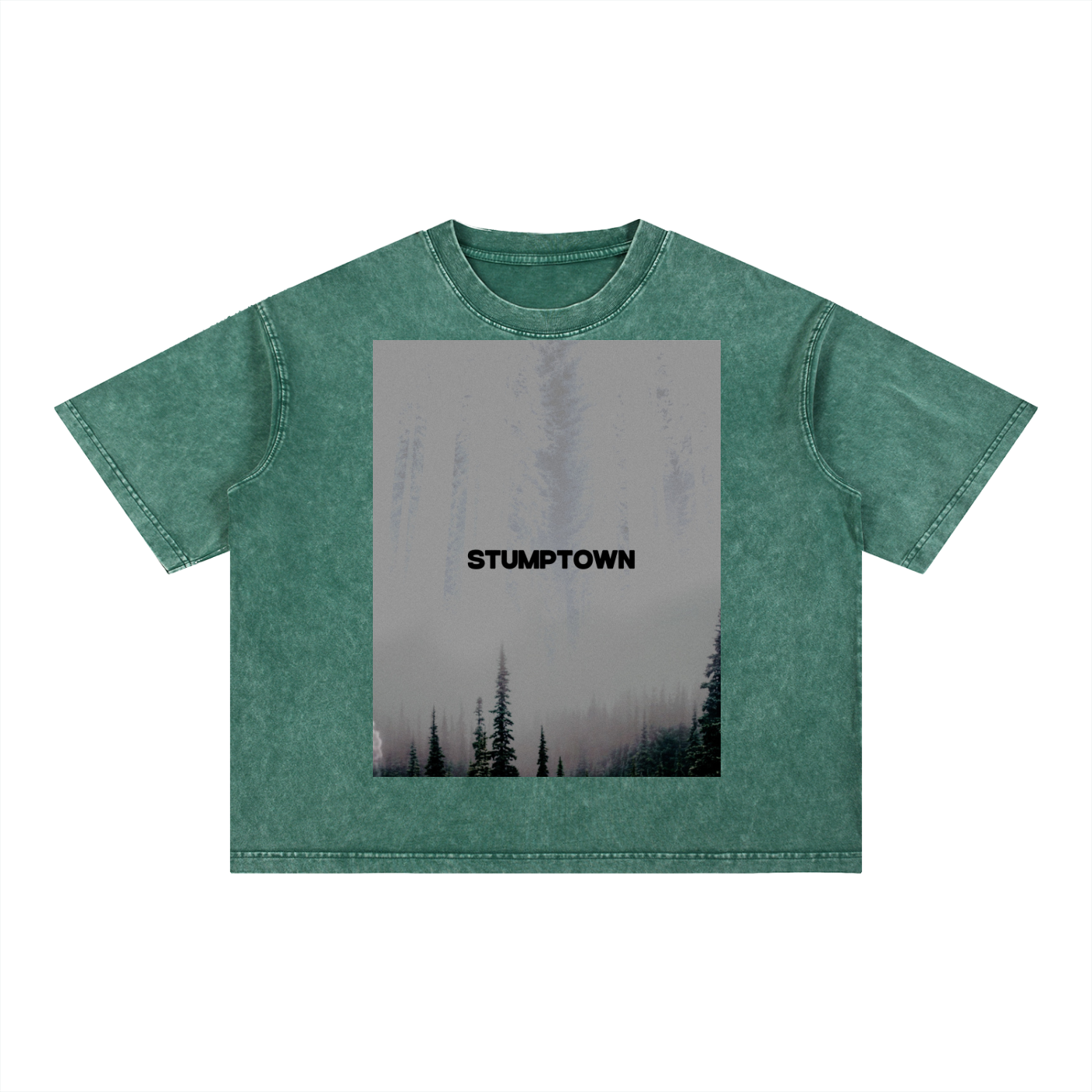 Mineral Wash Boxy Cotton T-Shirt