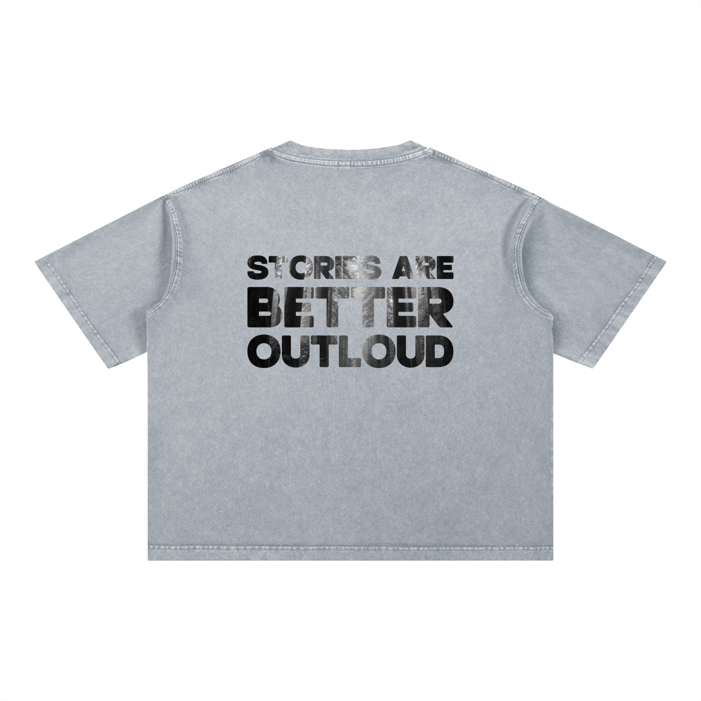 Mineral Wash Boxy Cotton T-Shirt