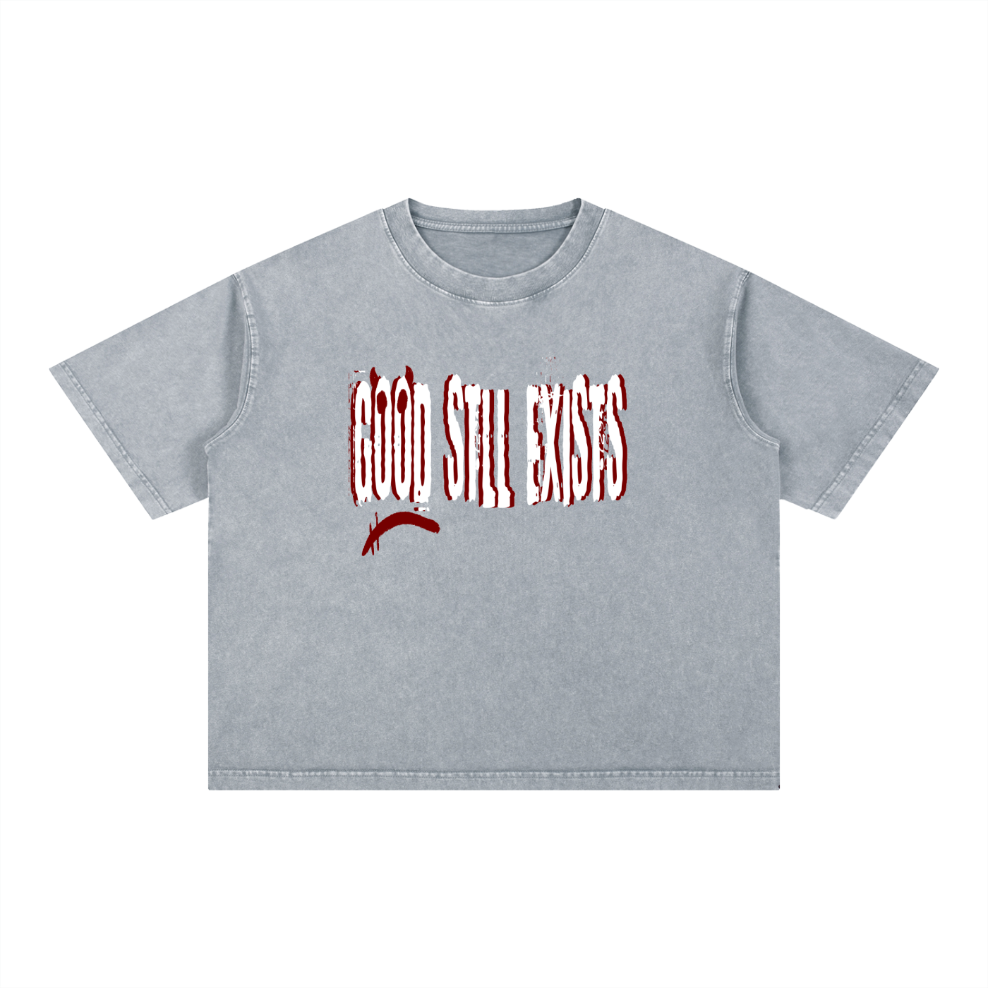 Mineral Wash Boxy Cotton T-Shirt